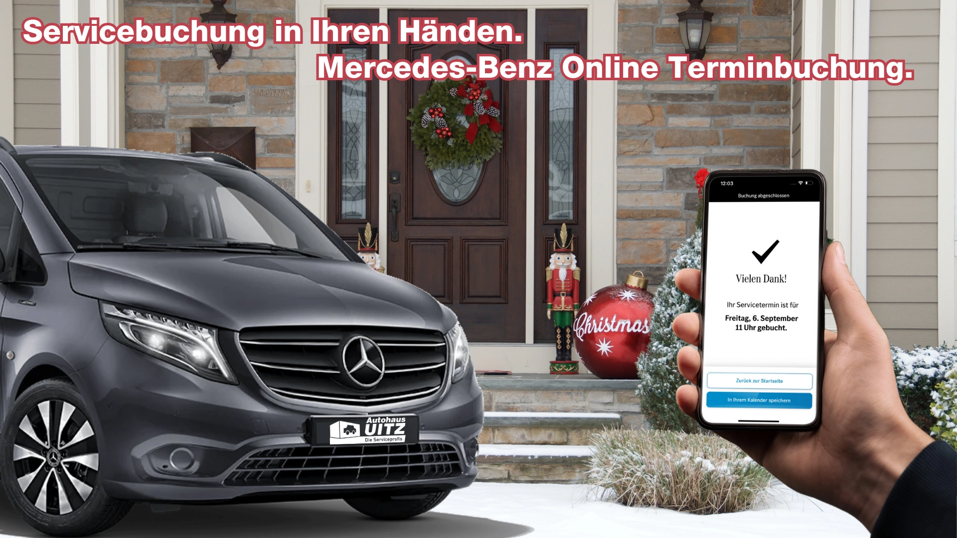 Online-Terminbuchung für Ihren Mercedes-Benz Van.